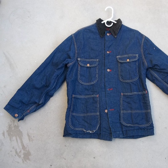 Vintage Denim Chore Jacket Big Mac 1970s size Large - Picture 3 of 9